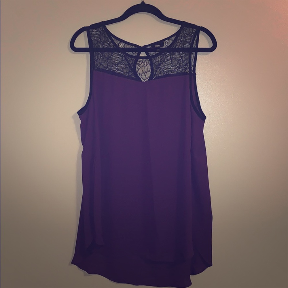 Tank with Lace Straps